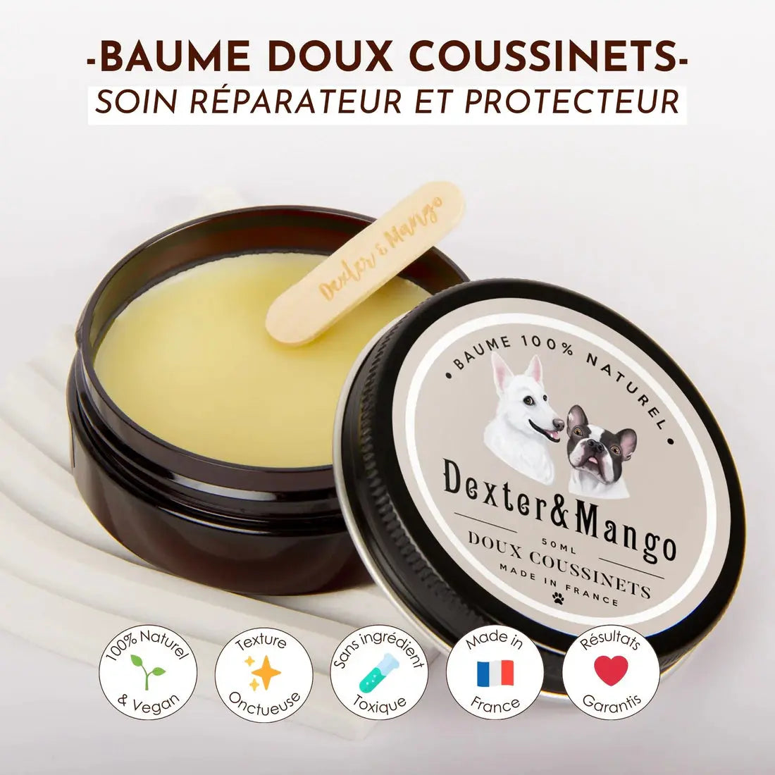 Baume Doux Coussinets DEXTER & MANGO