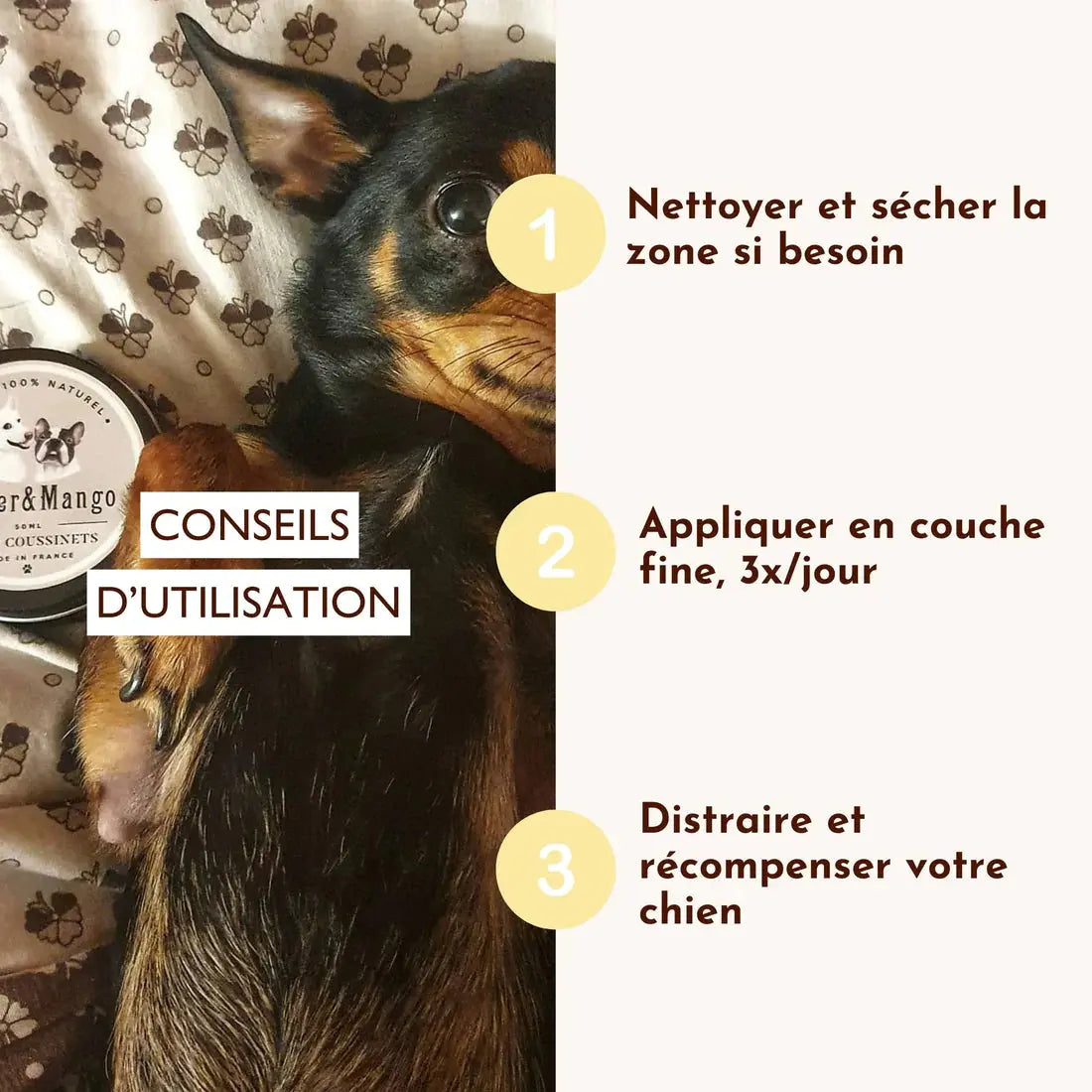 Baume Doux Coussinets DEXTER & MANGO