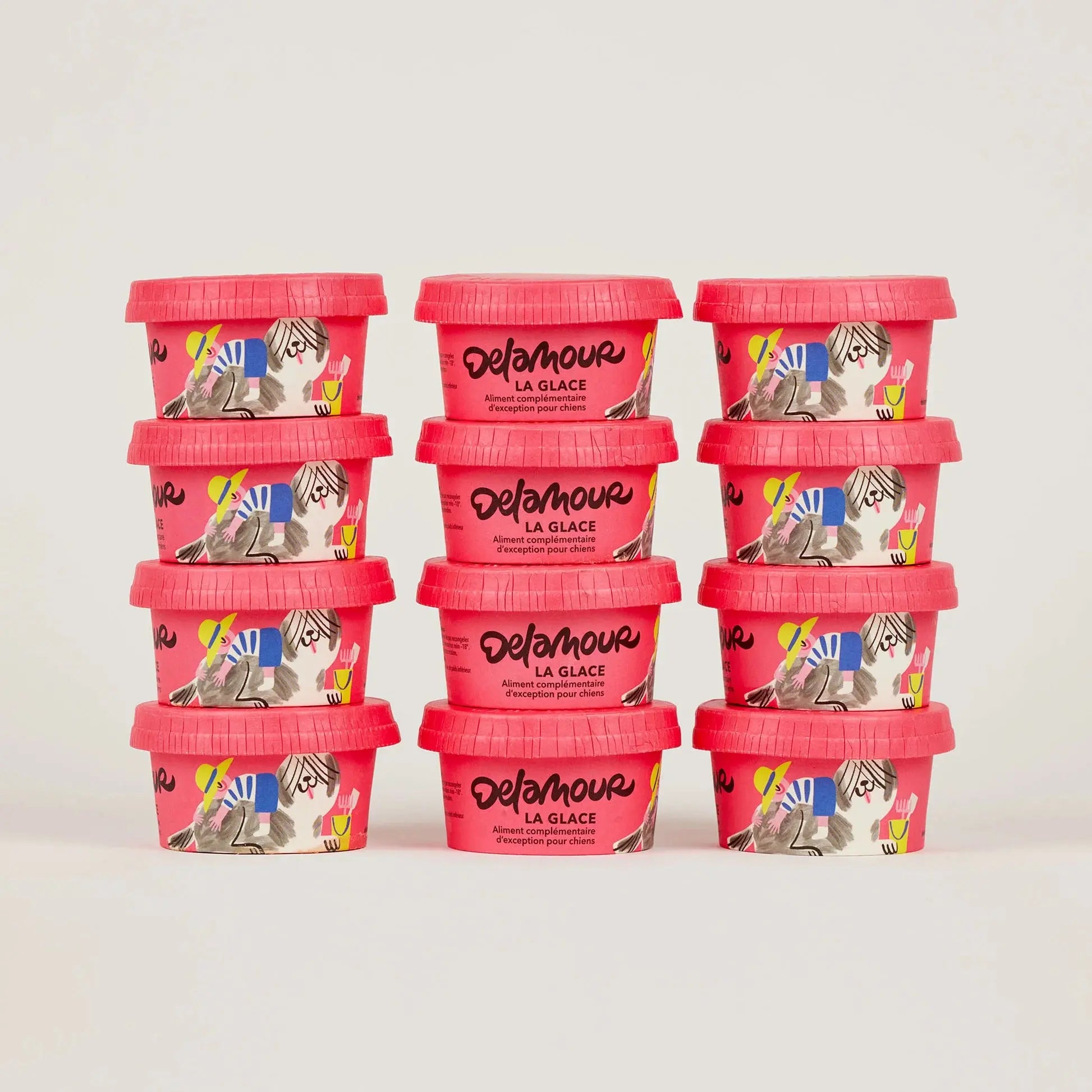 Delamour - Glace chien - Framboise DELAMOUR