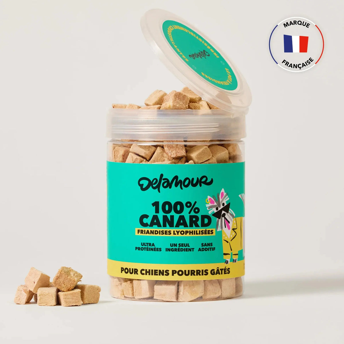 Delamour - Les Lyophilisées au Canard – Friandises 100 % Naturelles pour Chien et Chat (Copie) DELAMOUR