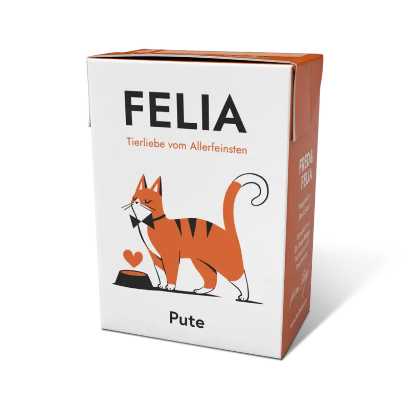 FRED & FELIA - Dinde – Pâtée Premium Sans Céréales pour Chat FRED & FELIA