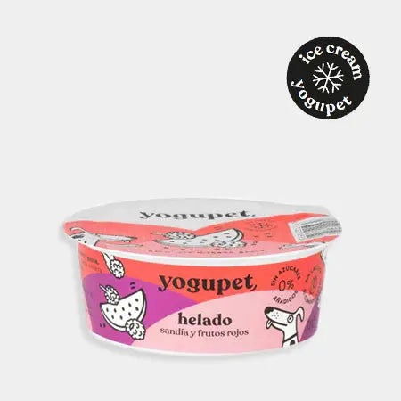 Glace au yaourt pour chien et chat - Pastèque et fruits rouges -Yogupet (Copie) YOGUPET