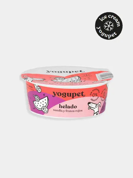 Glace au yaourt pour chien et chat - Pastèque et fruits rouges -Yogupet (Copie) YOGUPET