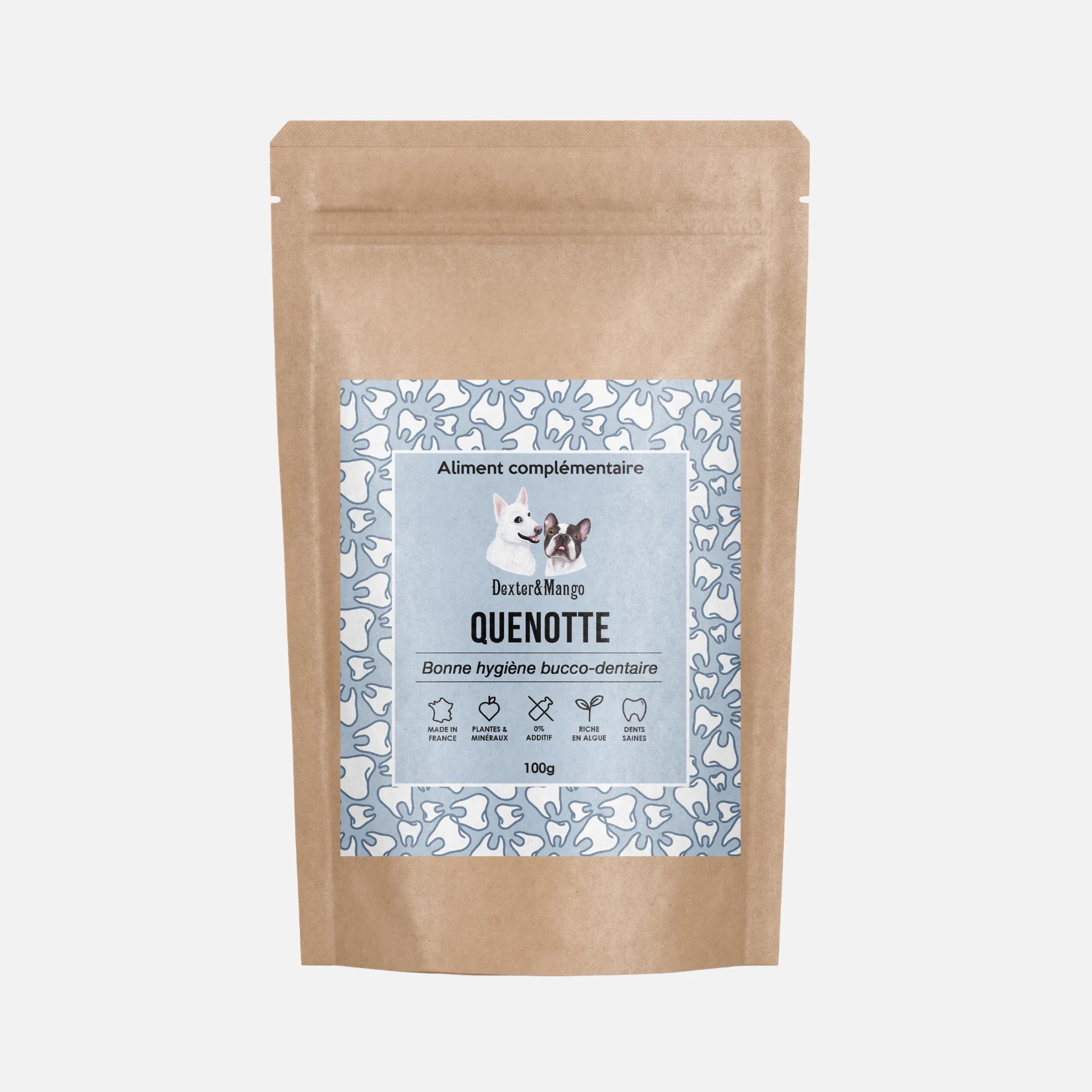 Hygiène dentaire du chien et du chat – L'aliment complémentaire Quenotte – DEXTER & MANGO