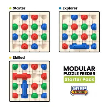 Jeu d’Intelligence Modulaire pour Chien - Labyrinthe Évolutif & Enrichissement Mental- Puzzle feeder -Starter Pack DOG & CAT ETOILES