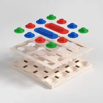Jeu d’Intelligence Modulaire pour Chien - Labyrinthe Évolutif & Enrichissement Mental- Puzzle feeder -Starter Pack DOG & CAT ETOILES