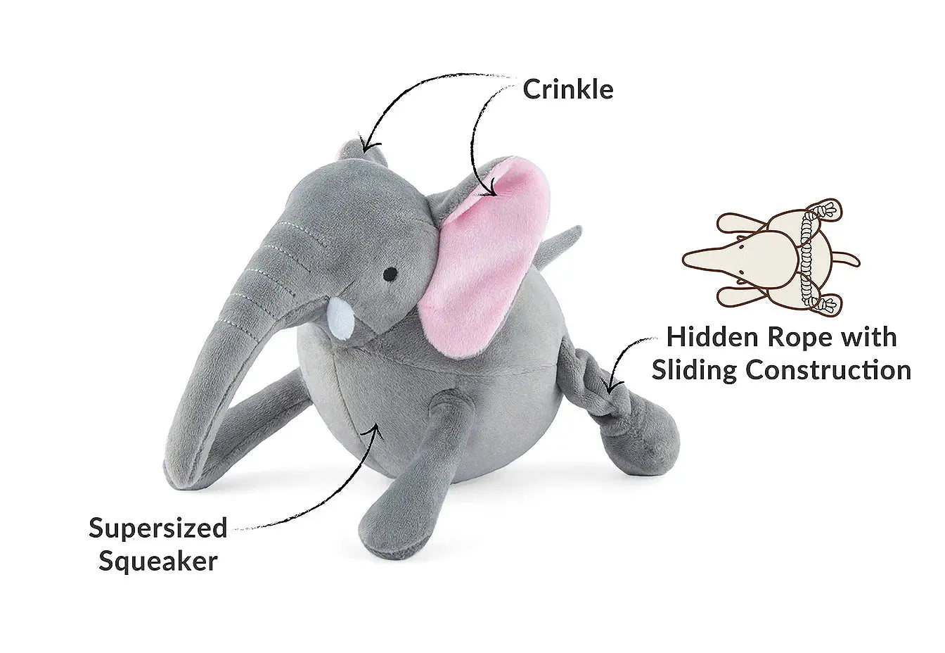 Jouet Big Five -Elephant - Pet Play PET PLAY