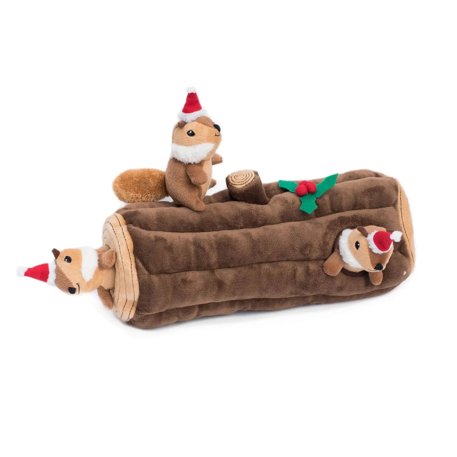 Jouet enrichissement – Bûche de Noël ZIPPYPAWS