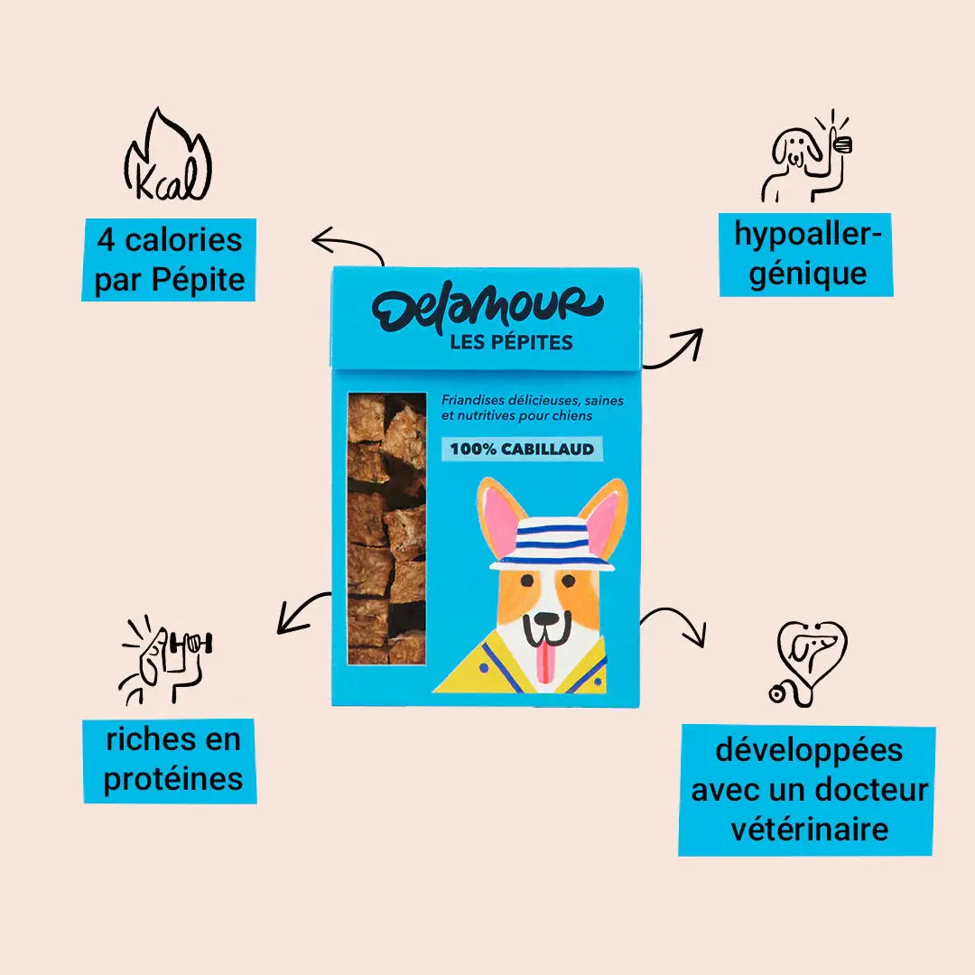 Les pépites de Cabillaud Delamour DELAMOUR