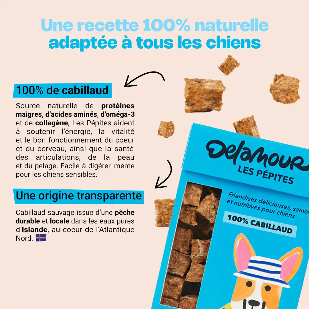 Les pépites de Cabillaud Delamour DELAMOUR