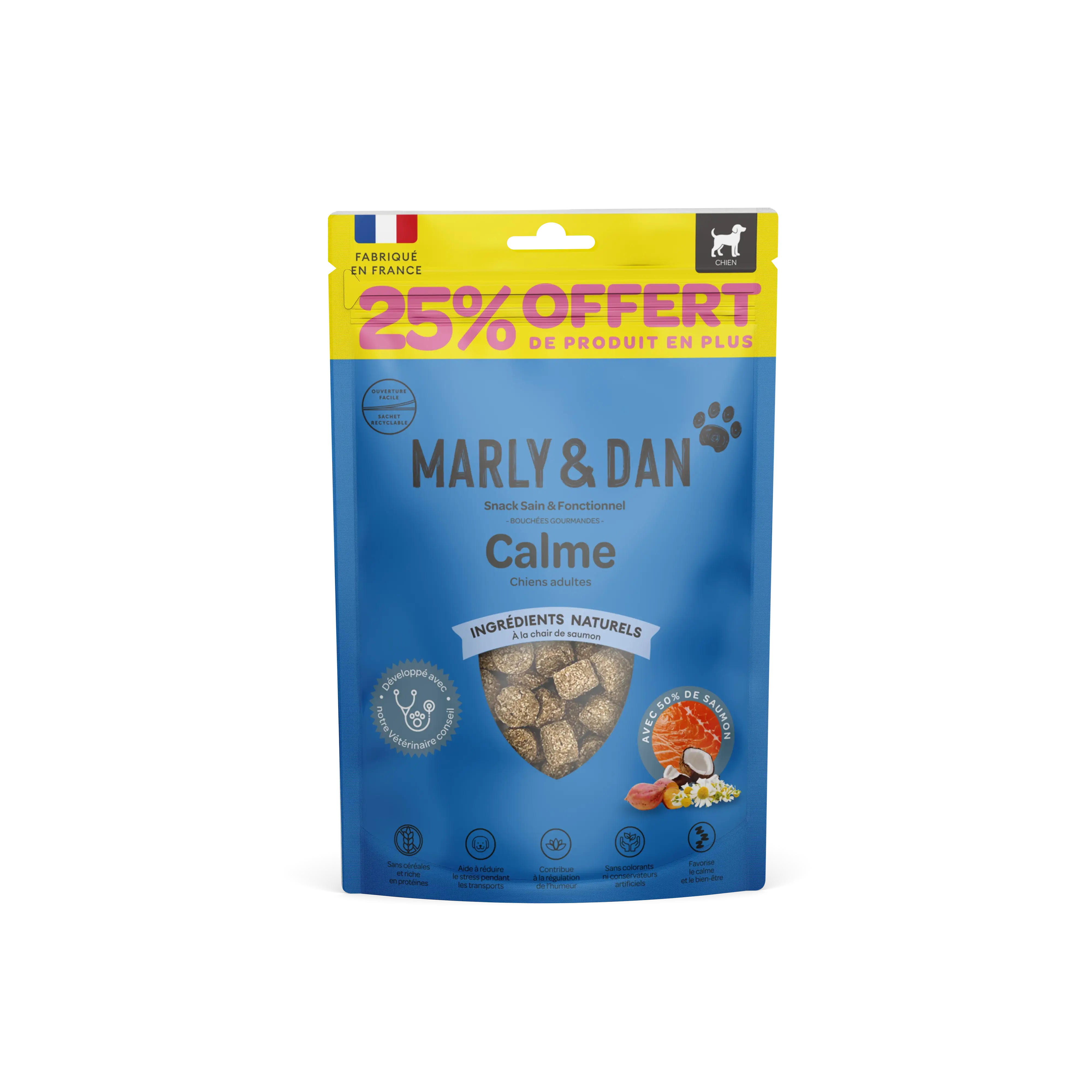 Marly & Dan - Bouchées gourmandes Calme Chien Marly & Dan