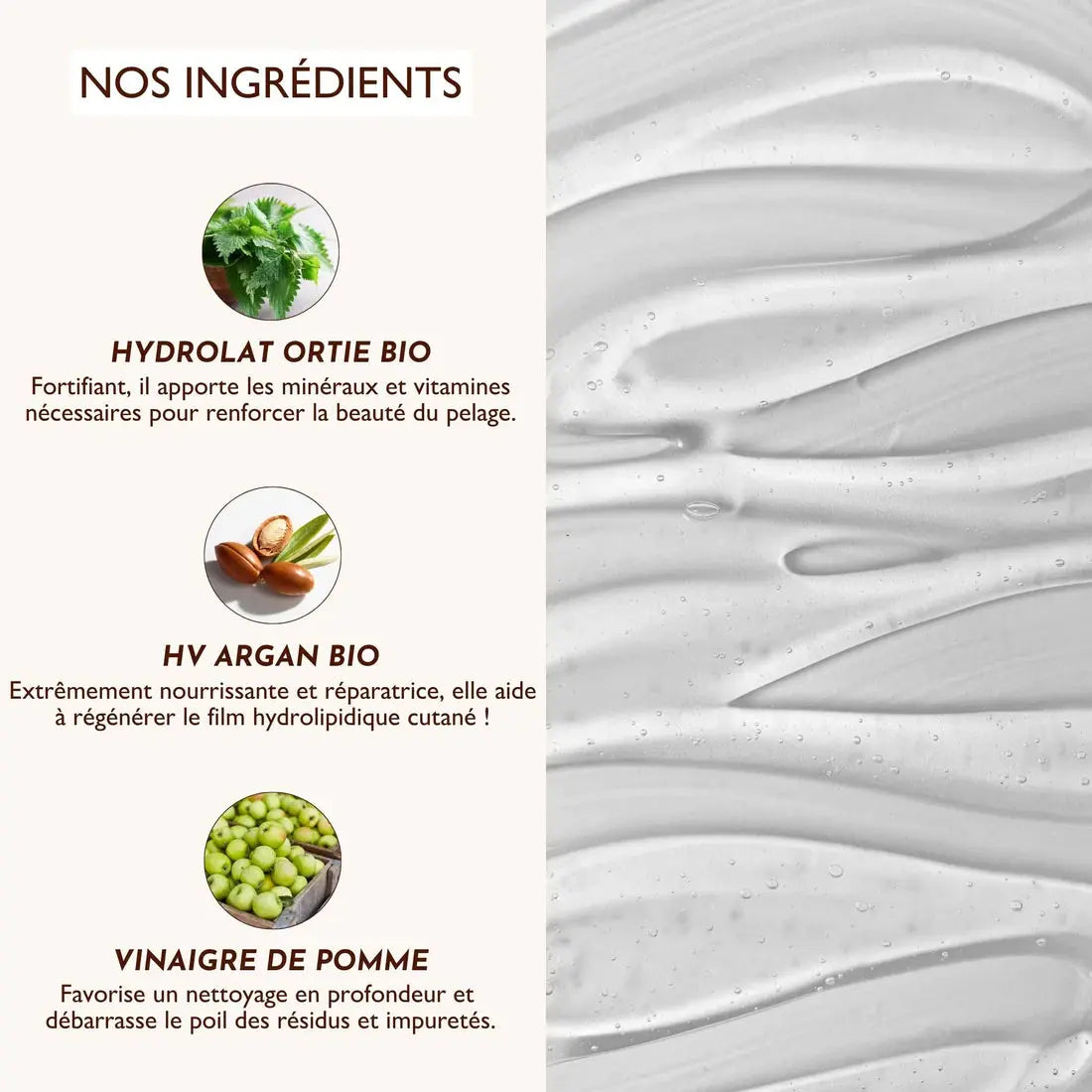 Shampoing liquide Poils de Velours DEXTER & MANGO