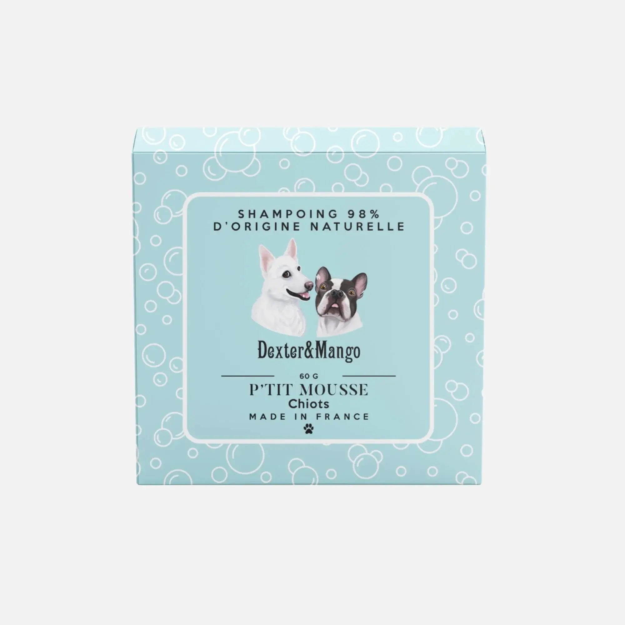 Shampoing solide pour chiot - P'tit mousse DEXTER & MANGO