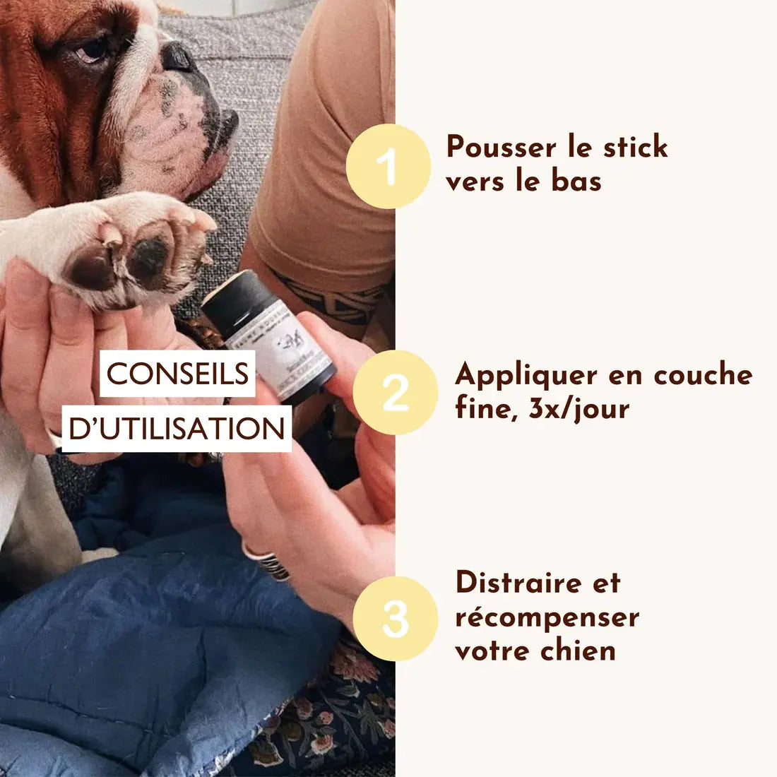 Stick Doux coussinets DEXTER & MANGO