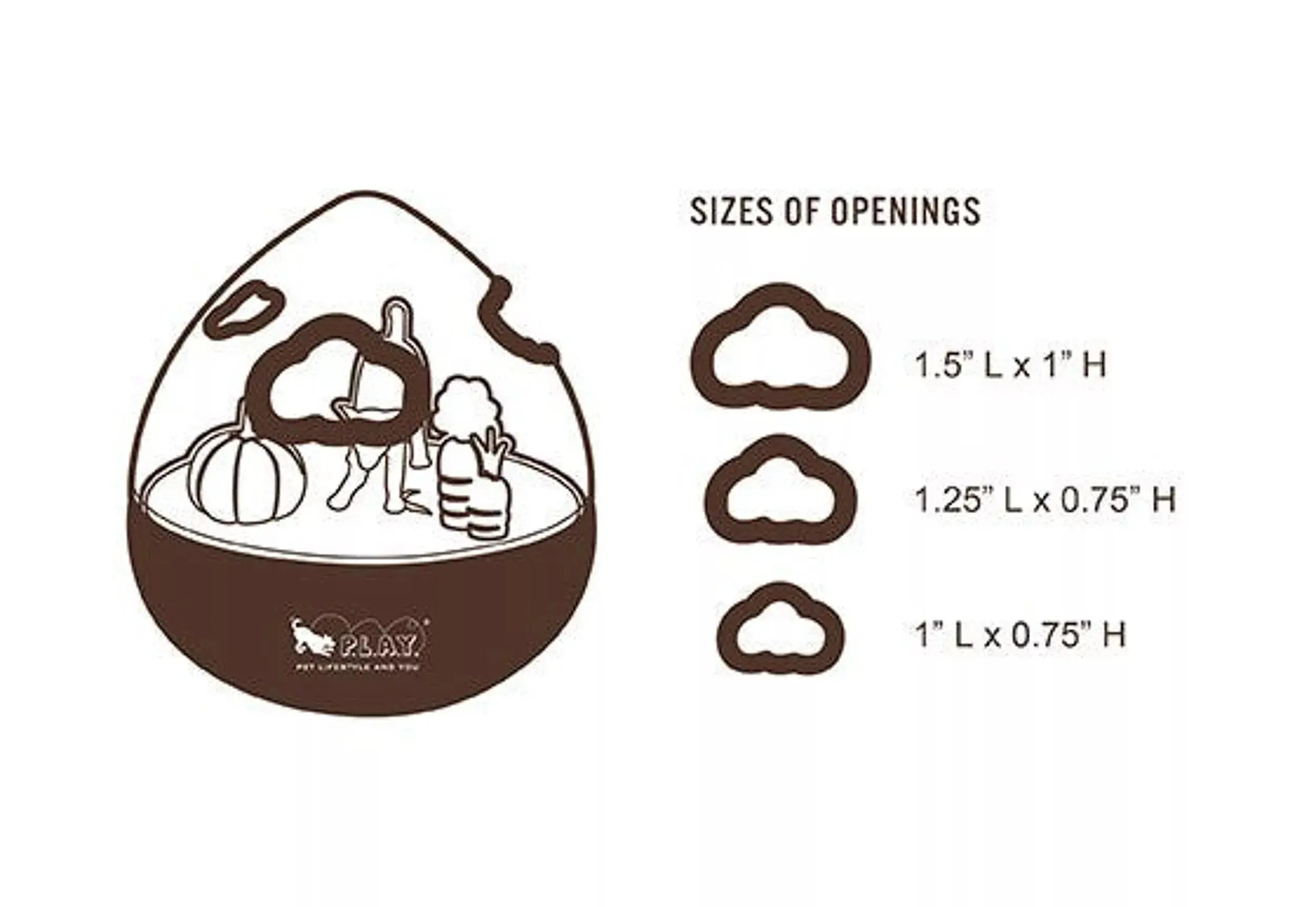 Wobble Ball â Jouet distributeur de friandises PET PLAY