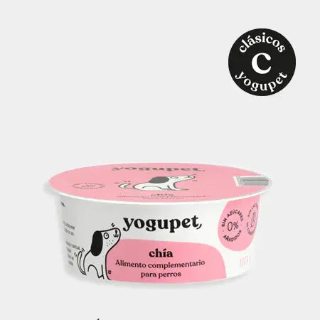 Yaourt sans lactose pour chien - Grains de Chia - Yogupet YOGUPET