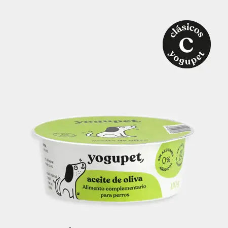 Yaourt sans lactose pour chien - Huile d'Olives - Yogupet YOGUPET