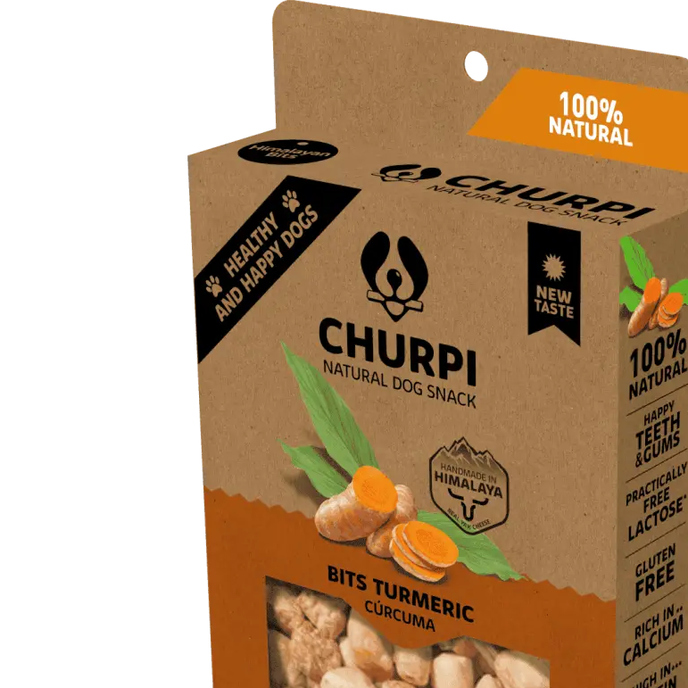 bouchées soufflées au fromage de Yak et Curcuma CHURPI