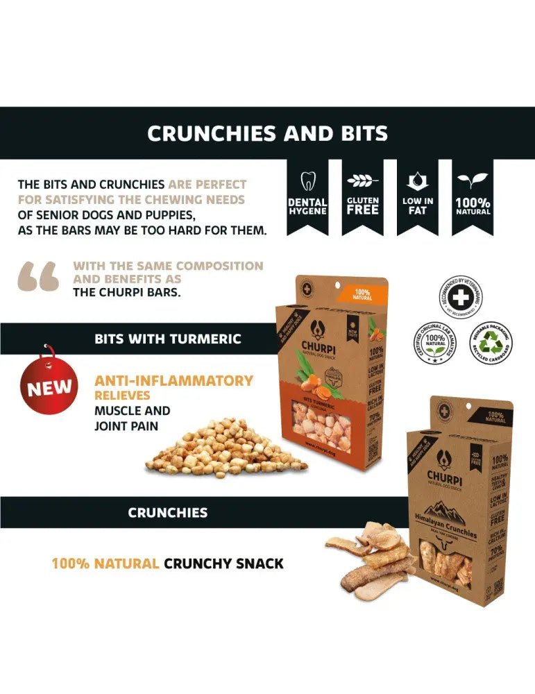 bouchées soufflées au fromage de Yak et Curcuma CHURPI