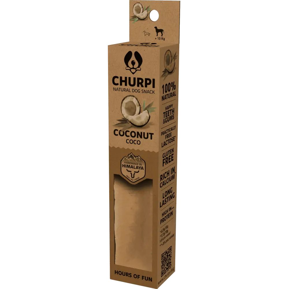 Barre de fromage premium au lait de Yak et  noix de coco CHURPI