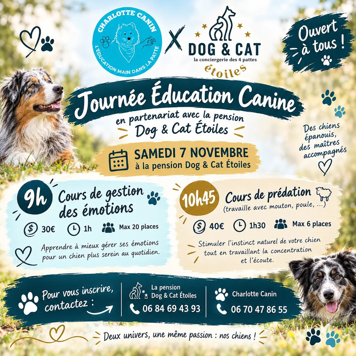 Cours collectif - Prédation - Samedi 7 Novembre (Copie) DOG & CAT ETOILES