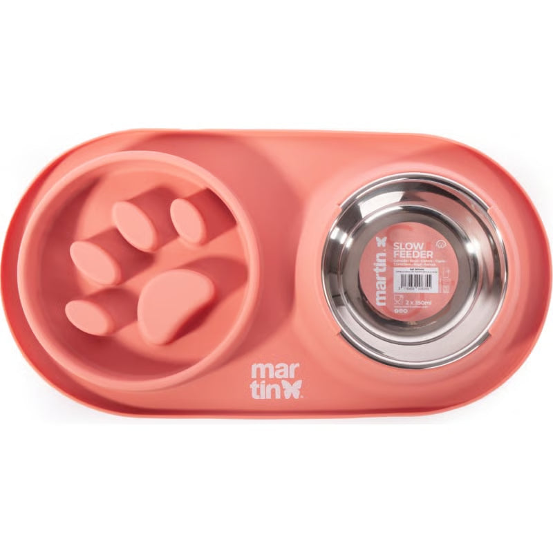 Double gamelle anti-glouton et inoxydable DOG & CAT ETOILES