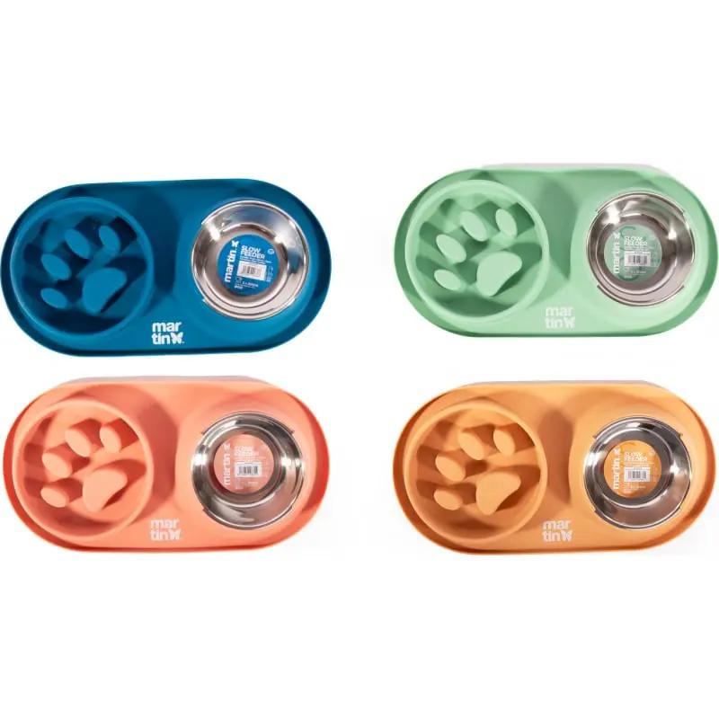 Double gamelle anti-glouton et inoxydable DOG & CAT ETOILES