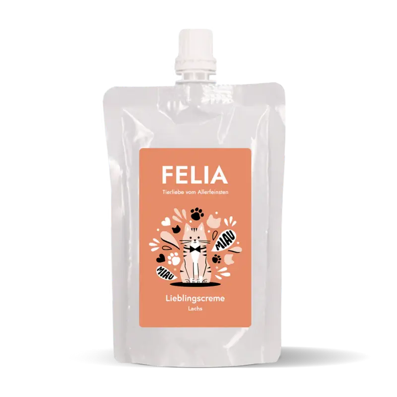 FRED & FELIA - Crème Gourmande pour Chat – Poulet & Saumon FRED & FELIA