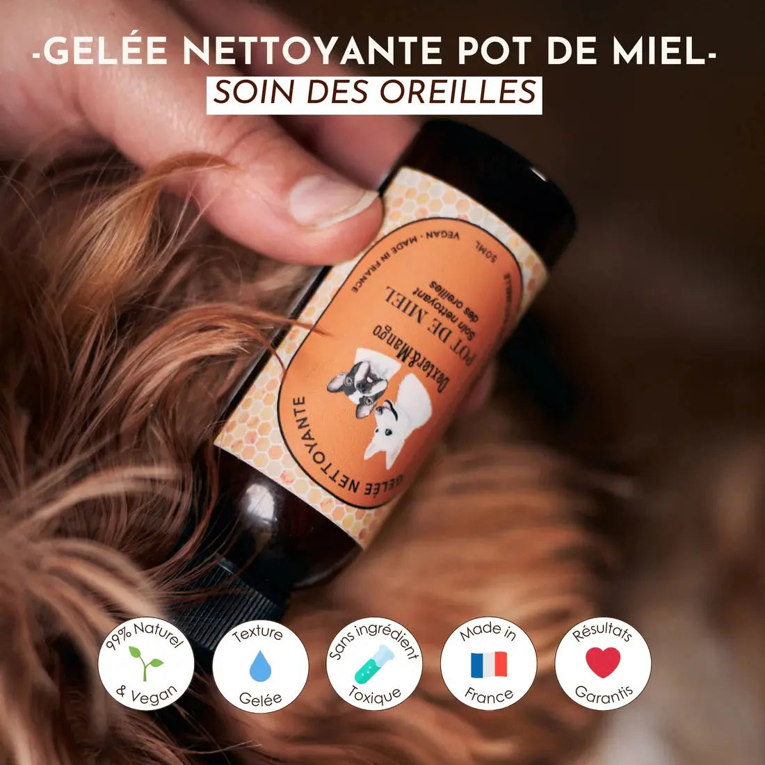 Gelée nettoyante – Pot de miel DEXTER & MANGO