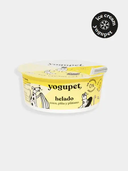 Glace au yaourt pour chien et chat - Coco Ananas Banane -Yogupet YOGUPET