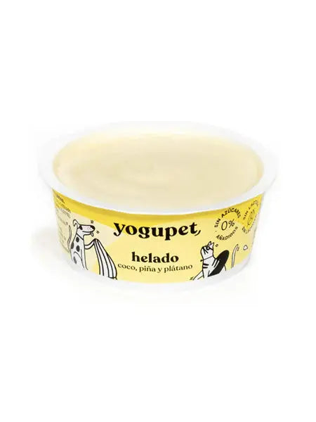 Glace au yaourt pour chien et chat - Coco Ananas Banane -Yogupet YOGUPET