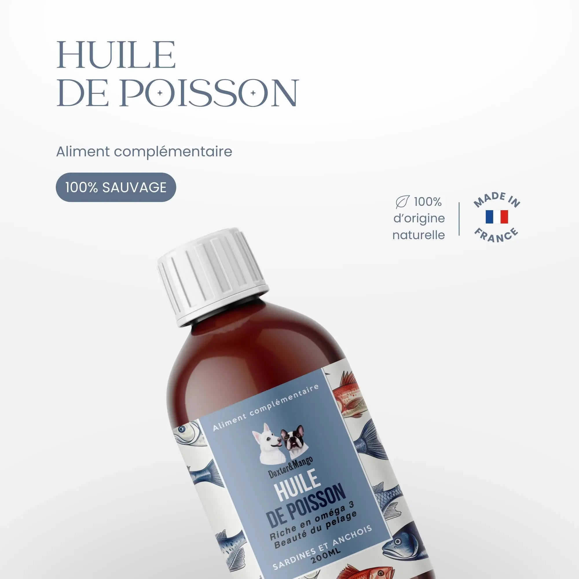 Huile de poisson DEXTER & MANGO