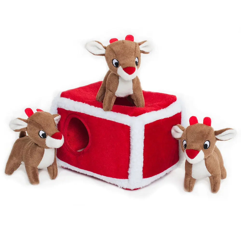 Jouet enrichissement – Rennes du Père Noël ZIPPYPAWS