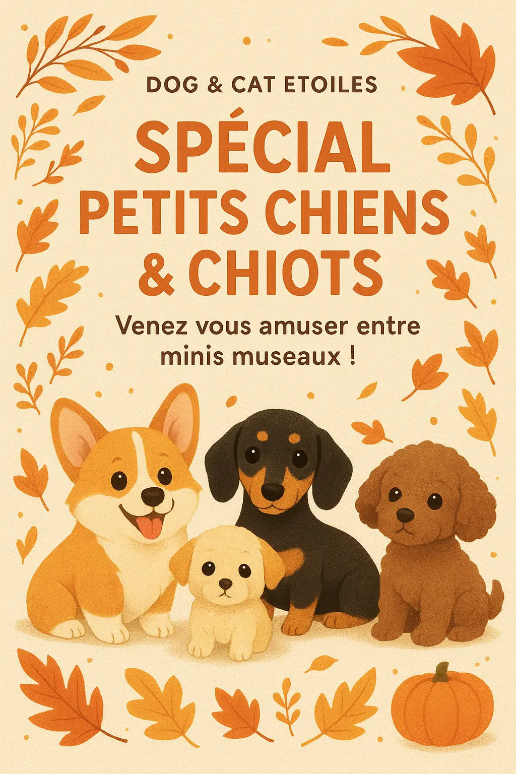 MATINÉE SPÉCIALE CHIOTS & PETITS CHIENS - 13 JUILLET 2025 (Copie) DOG & CAT ETOILES