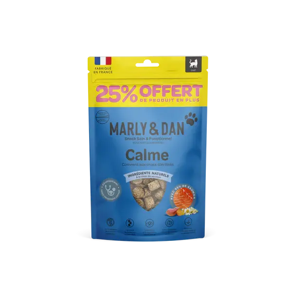 Marly & Dan - Bouchées calme -Chat Marly & Dan