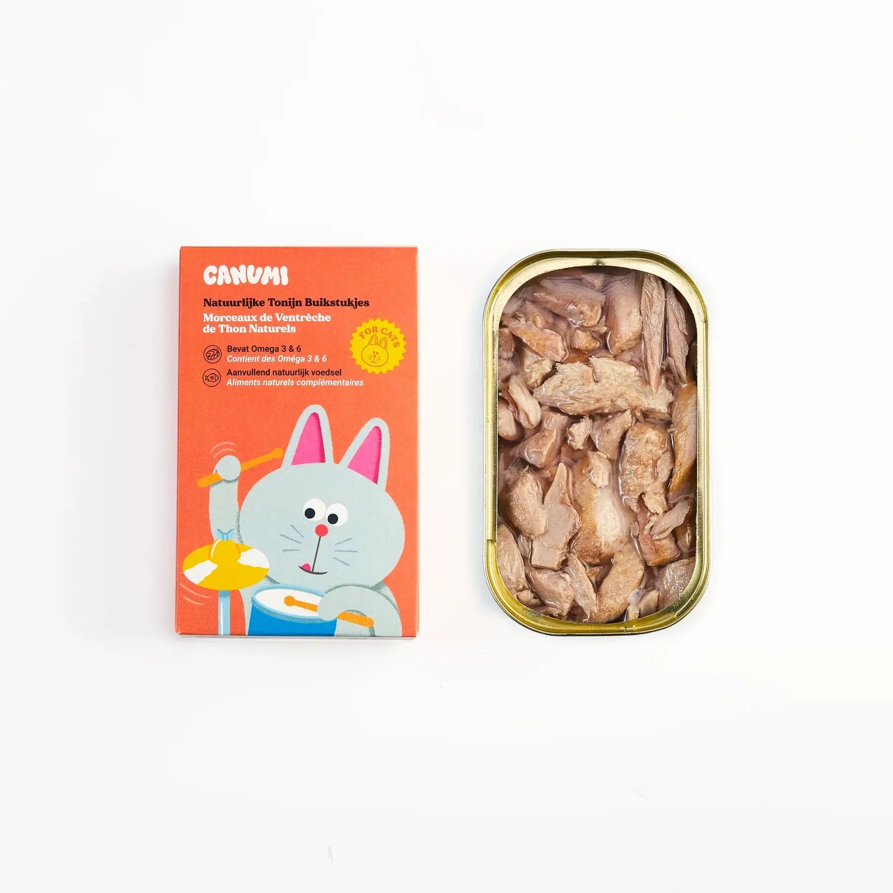 Morceaux de Ventrèche de Thon Naturels pour chat - Canumi CANUMI