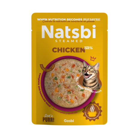 Natsbi poulet vapeur - Chat NATSBI
