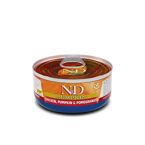 Nourriture humide cat – Poulet, Potiron & Grenade  – 70g – FARMINA N&D FARMINA
