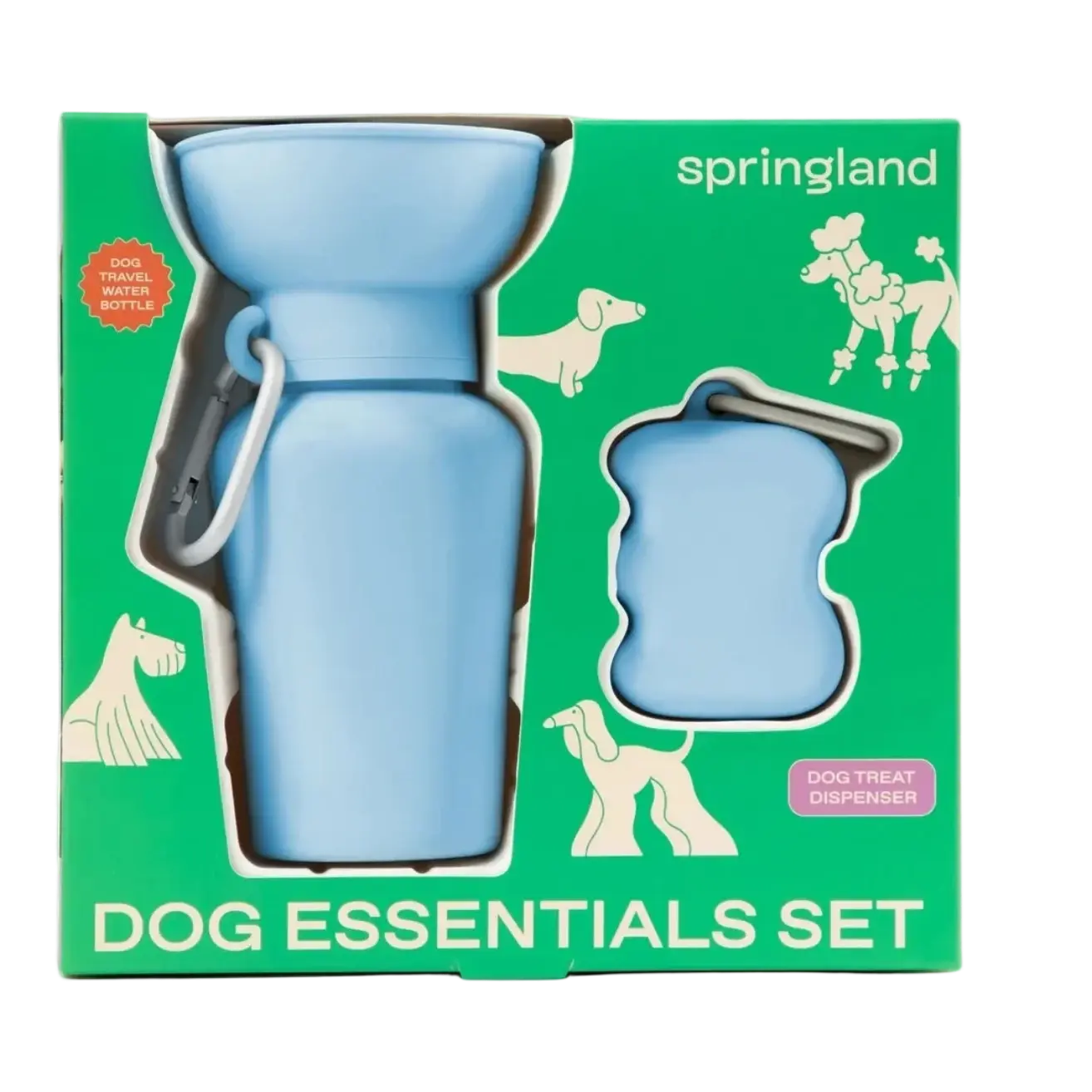 SPRINGLAND - Coffret Gourde & Pochette Friandises SPRINGLAND