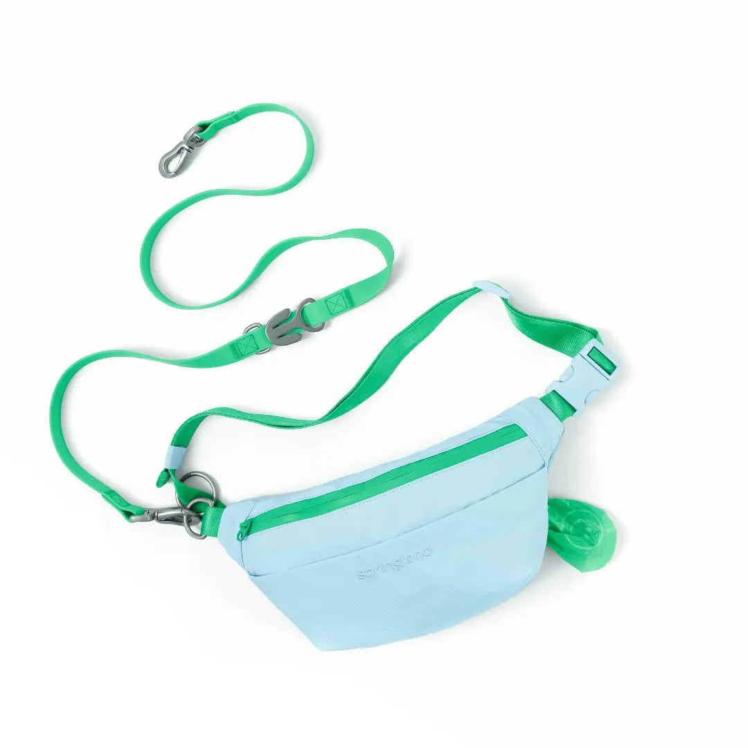 SPRINGLAND - Sac banane + laisse mains libres SPRINGLAND