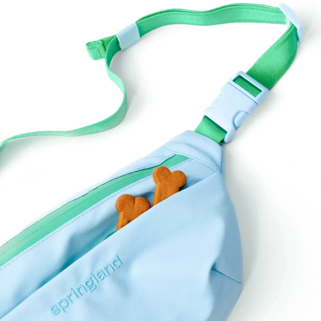 SPRINGLAND - Sac banane + laisse mains libres SPRINGLAND