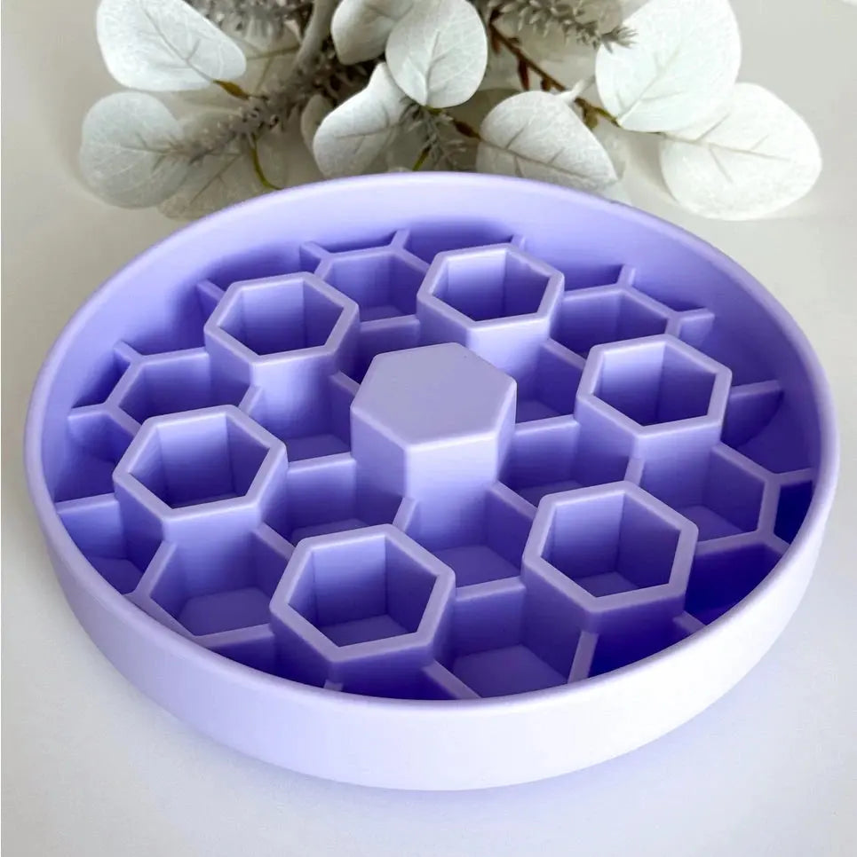 Slow Bowl Honeycomb - Gamelle pour chiens - tapis à lécher DOG & CAT ETOILES