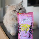 WOW -  Friandise pour chat Crunchy fourrée à la crème et au saumon WOW