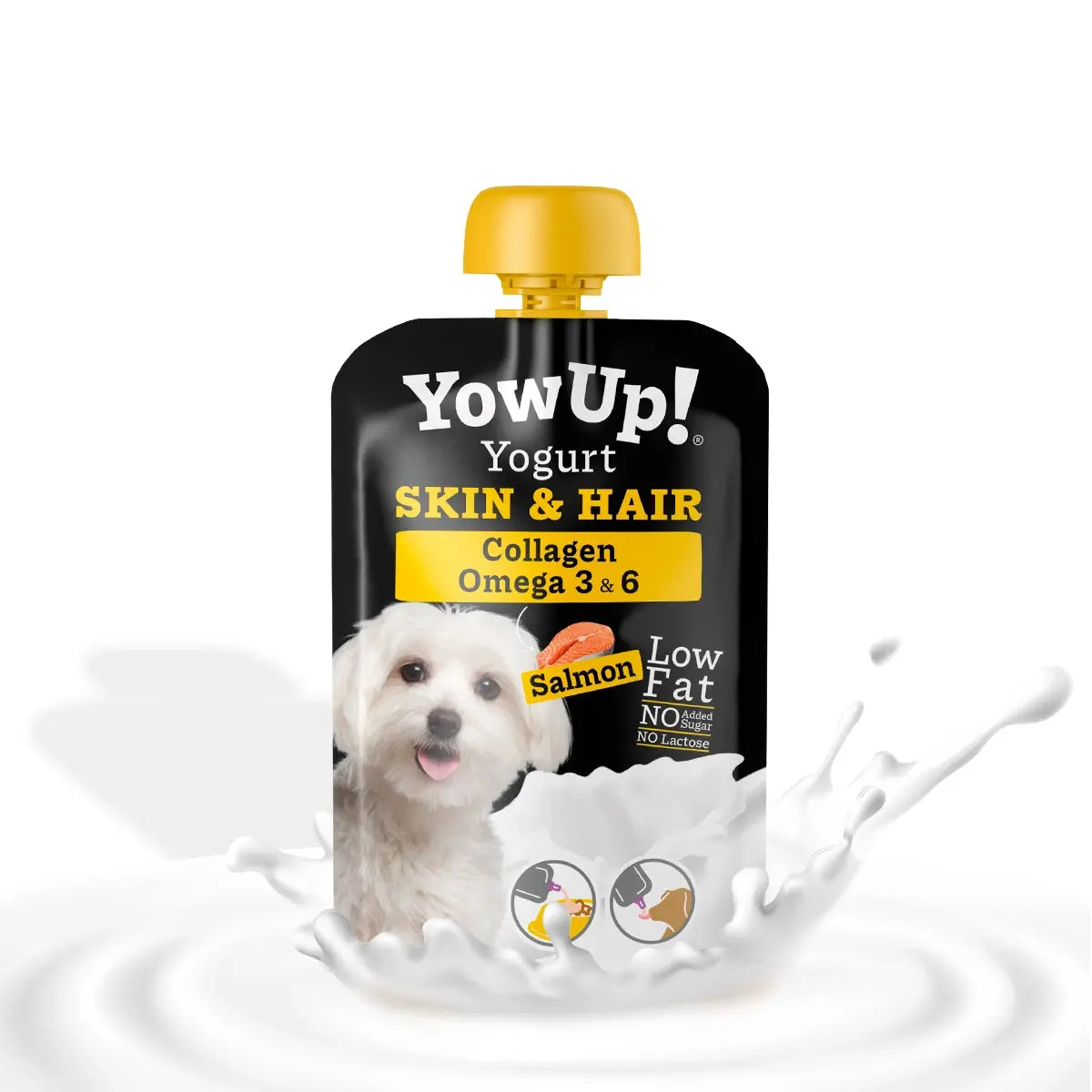Yaourt à boire peau et pelage YOW UP!