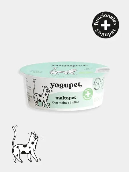 Yaourt sans lactose pour chat - Boule de poils  - Yogupet YOGUPET
