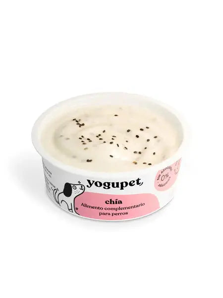 Yaourt sans lactose pour chien - Grains de Chia - Yogupet YOGUPET