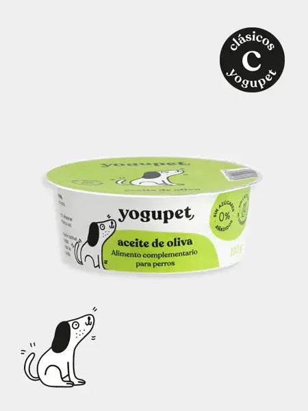 Yaourt sans lactose pour chien - Huile d'Olives  - Yogupet YOGUPET